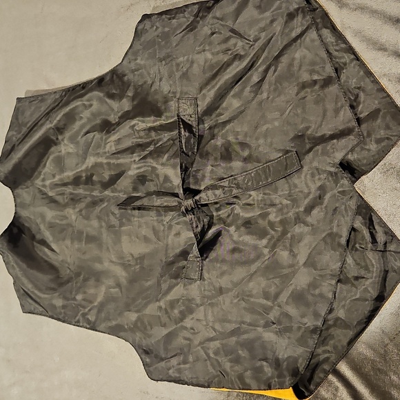 MPW vintage leather western vest sz.M metal buttons pockets - Picture 2 of 8